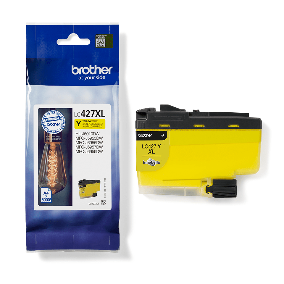 Genuine Brother LC427XLY Ink Cartridge – Yellow 3
